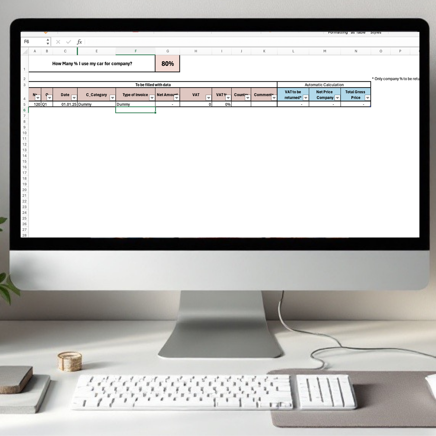 Sales & Expenses Tracker – Excel Tool for Small Business Owners