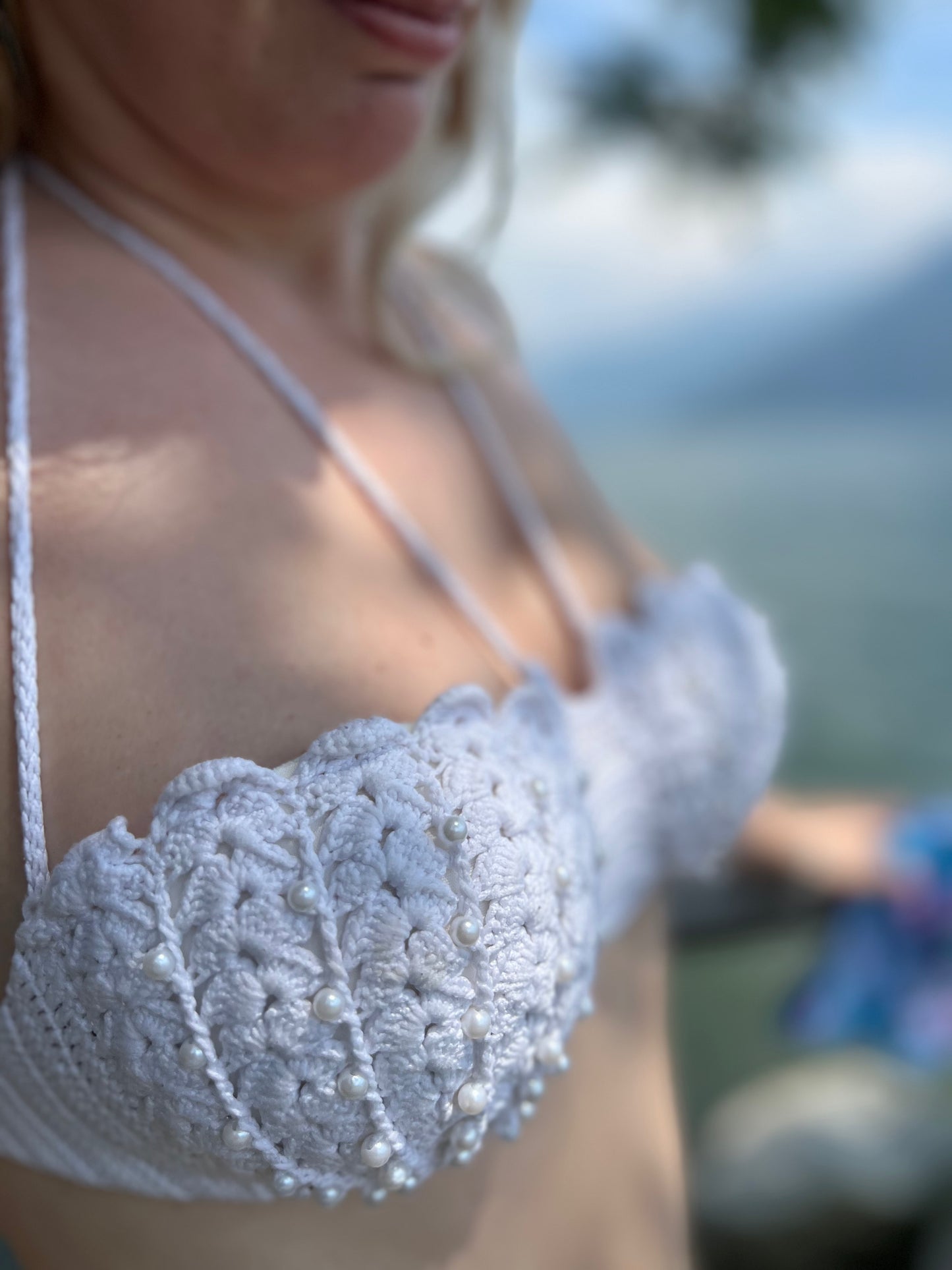 Seléna Shell Bikini Top