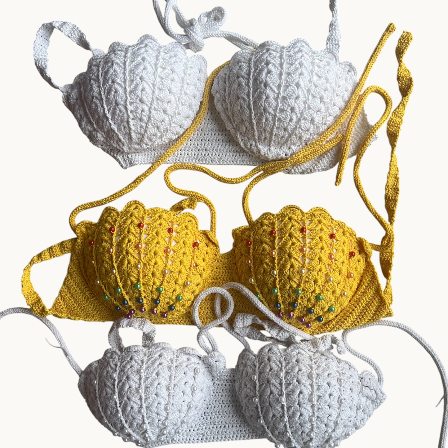 Seléna Shell Bikini Top